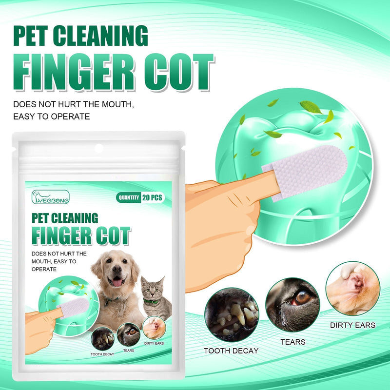PetHaven.comPet Cleaning Teeth Finger StallPet Cleaning Teeth Finger StallProduct information:
 
 Size :8.2*3.9cm
 
 Product category: Mouth freshener
 
 Functions: antibacterial and anti-inflammatory, fresh breath, whitening teeth, removipet care