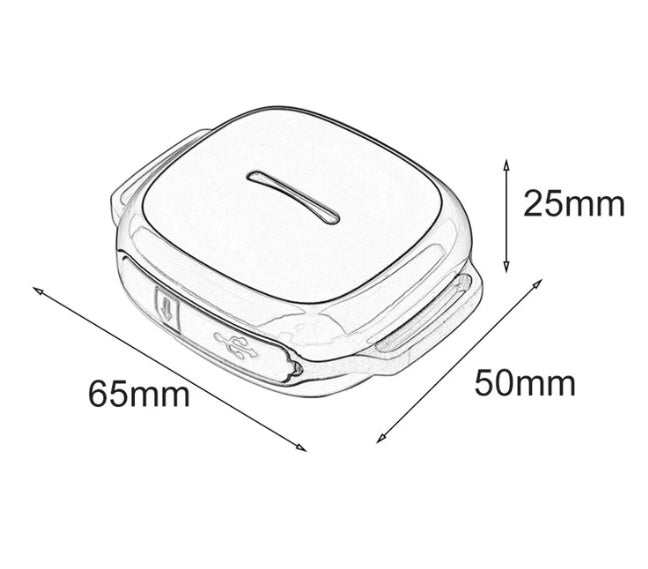 PetHaven.comGPS Airtag Pet locatorGPS Airtag Pet locatorMaterial : ABS
 
 GPS positioning accuracy: 5 (m)
 
 Alarm mode: vibration alarm, fence alarm, overspeed alarm, mobile alarm
 
 Dimensions: 66*52*44(mm)
 
 Type of bGPS Tracker