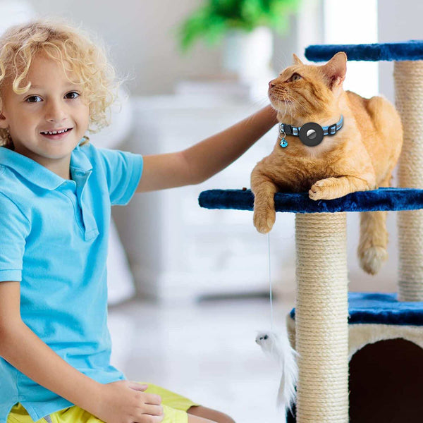 PetHaven.comAirtag Pet CollarAirtag Pet Collar With Bell Reflective Adjustable Anti-lost Cat Dog CoOverview:
 
 It is specially designed for Apple Airtag GPS tracker, suitable for small animals like cats and dogs.
 
 The airtag collar comes with an airtag case thaaccessories