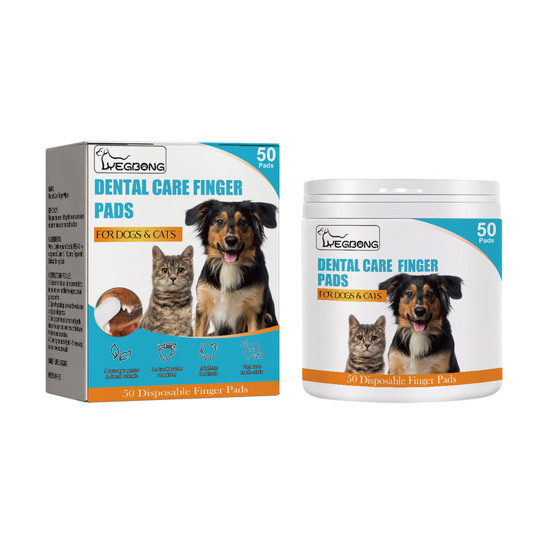 PetHaven.comDog Cat Teeth Cleaning Finger Stall Pet Teeth CleaningDog Cat Teeth Cleaning Finger Stall Pet Teeth CleaningProduct information:
 
 Efficacy: Pet Oral cleaning
 
 Specification: 50pads
 
 Ingredients: Water, cetyltrimethyl ammonium chloride, PEG-40 hydrogenated castor oil,pet care