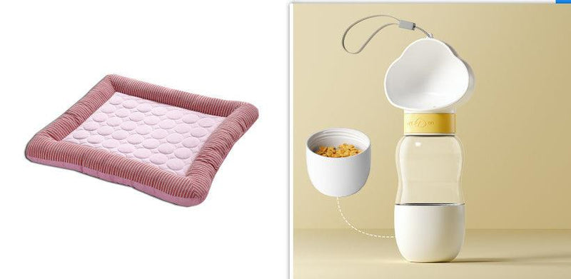 PetHaven.comCool Mat Blanket Ice Silk for PetsCool Mat Blanket Ice Silk for PetsOverview：Keep your furry friends comfortable during hot summer days with the Cool Mat Blanket Ice Silk for Pets. Made with breathable ice silk fabric, this mat ensurDog/Cat house