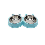 PetHaven.comFood Bowl Pet Food ContainerFood Bowl Pet Food ContainerSpecification: 
100% new quality 
Material: ABS / Stainless Steel 
Color: pink, green, blue 
Size: 28 * 11.5 * 4cm 
Easy to clean Can be used for food and water 
Pac0