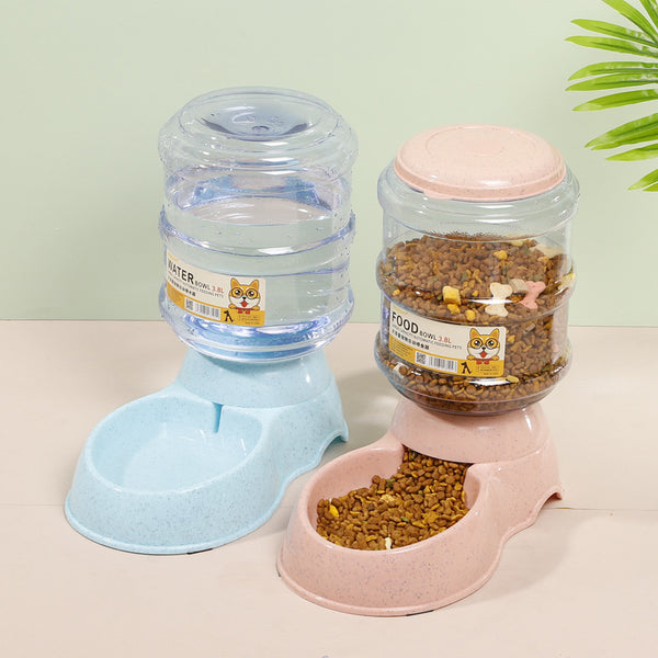 PetHaven.comPet Water Feeder Cat Automatic Pet FeederPet Water Feeder Cat Automatic Pet FeederProduct information:
 
 Color: 3.8 liters feeder, 3.8 liters feeder
 
 Specifications: pink, blue, green, gray
 
 Material: Plastic
 
 Applicable object: Cat
 
 Cate0