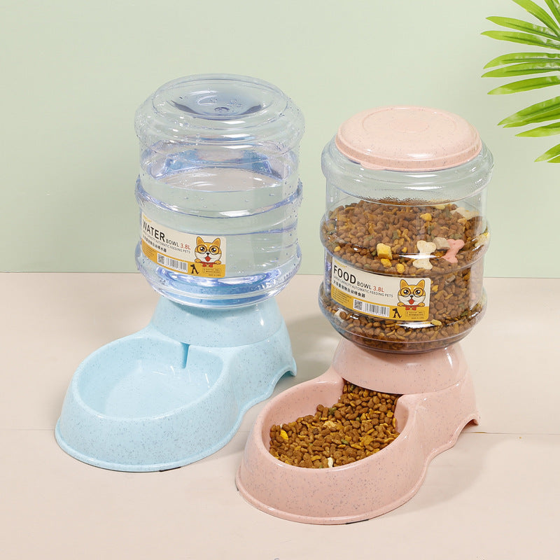 PetHaven.comPet Water Feeder Cat Automatic Pet FeederPet Water Feeder Cat Automatic Pet FeederProduct information:
 
 Color: 3.8 liters feeder, 3.8 liters feeder
 
 Specifications: pink, blue, green, gray
 
 Material: Plastic
 
 Applicable object: Cat
 
 Cate0