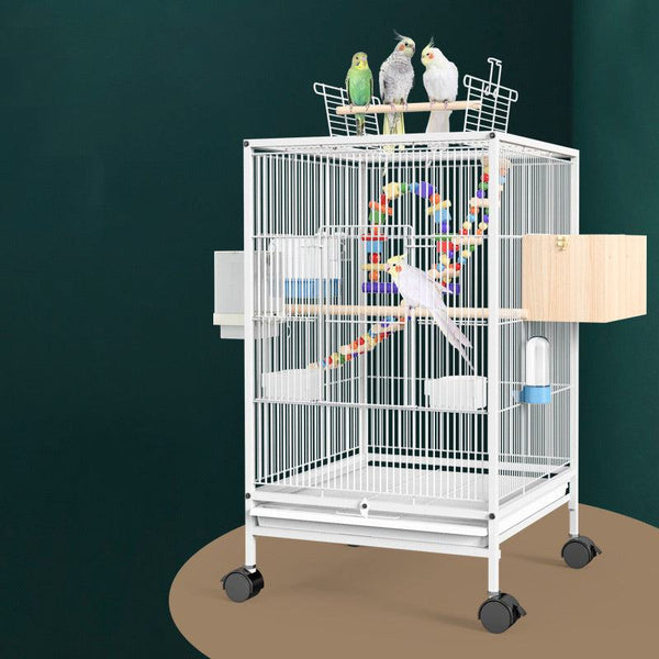 PetHaven.comFeeder Toy Grass Nest Breeding BoxParrot Xuanfeng Bird Cage With Feeder Toy Grass Nest Breeding BoxThe Feeder Toy Grass Nest Breeding Box is the perfect combination of a feeder and a breeding nest for your pets. Designed with durable, eco-friendly materials, this accessories