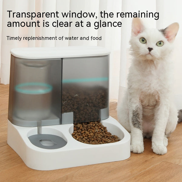 PetHaven.comPet Visual Automatic Pet FeederPet Visual Automatic Pet FeederProduct information:
 
 Specifications: gray, pink, blue
 
 Material: complete set of automatic feeding tableware
 
 Applicable object: Cat
 
 Import or not: no
 
 C0