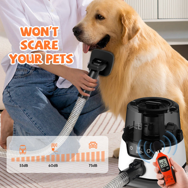 PetHaven.comPet Grooming vacuumPet Grooming vacuum6-in-1 grooming kit ,designed to cater to various grooming requirements. The concentrator nozzle efficiently dries your dog's coat post-bathing. The trimmer and accopet care