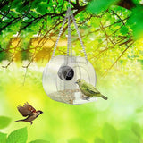 PetHaven.comPet Smart Feeder Outdoor Real-time MonitoringPet Smart Feeder Outdoor Real-time Monitoring With HD CameraProduct information:
 
 Color: transparent
 
 Specifications: round, triangle, house type
 
 Applicable object: Birds
 
 Packing List: white box packaging
 
 Categor0