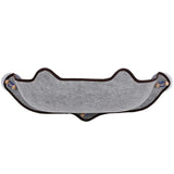 PetHaven.comWindow sill cat hammockWindow sill cat hammockSize: 59*22*13cm
 
 Material: EVA + felt cloth
 
 Product Features / Features:
 
 
 A wrapped suction cup cat hammock for winter and summer
 
 
 1. The cat litter isDog/Cat house