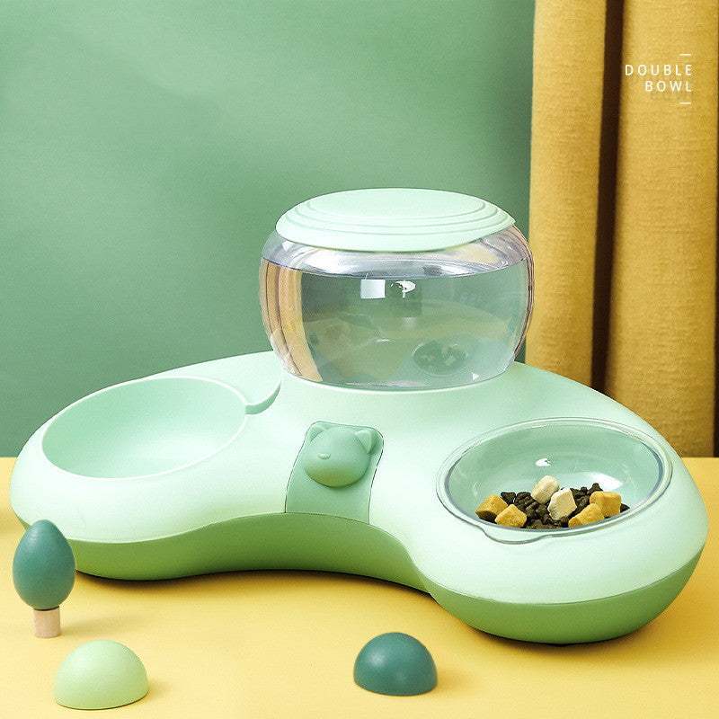 PetHaven.comCrescent Automatic Drinking WaterCrescent Automatic Drinking Water And Feeding Double BowlThe Crescent Automatic Drinking Water dispenser is designed to provide your pets with fresh, clean water all day long. This innovative device ensures that your pet hbowls