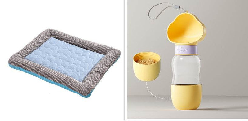 PetHaven.comCool Mat Blanket Ice Silk for PetsCool Mat Blanket Ice Silk for PetsOverview：Keep your furry friends comfortable during hot summer days with the Cool Mat Blanket Ice Silk for Pets. Made with breathable ice silk fabric, this mat ensurDog/Cat house