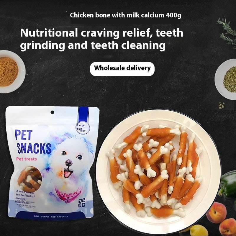 PetHaven.compet snack chicken wrappedpet snack chicken wrappedPet Snack Chicken Wrapped is the perfect treat for your furry friend! Made with high-quality ingredients, this pet snack chicken wrapped offers a delicious and healtfood/treats