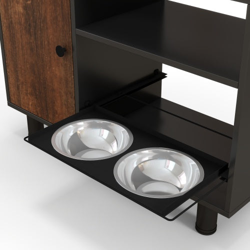 PetHaven.comLarge Dog Feeder Station with StorageLarge Dog Feeder Station with StorageUpgrade your pet’s mealtime with this Large Dog Feeder Station with Storage, designed for both convenience and style. This versatile Large Dog Feeder Station with Staccessories