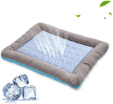 PetHaven.comCool Mat Blanket Ice Silk for PetsCool Mat Blanket Ice Silk for PetsOverview：Keep your furry friends comfortable during hot summer days with the Cool Mat Blanket Ice Silk for Pets. Made with breathable ice silk fabric, this mat ensurDog/Cat house