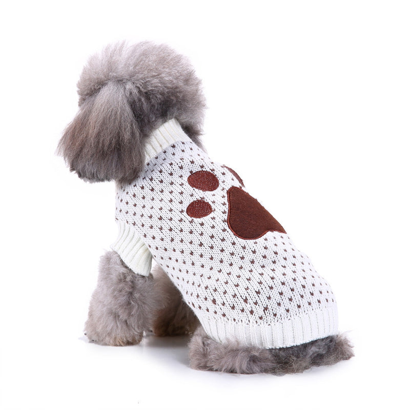 PetHaven.comChristmas Snowflake dog sweaterChristmas Snowflake dog sweaterMaterial: polyester
 
 Product Category: Sweaters
 
 Style: British
 
 Applicable gender: generic


 
 
 
 Size
 
 
 Length
 
 
 Bust
 
 
 Collar
 
 
 
 S
 21
 28
 20