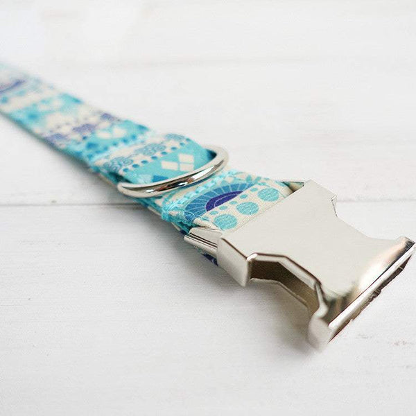 PetHaven.comPet blue flower collar handmade dog collarPet blue flower collar handmade dog collarAdd a touch of charm to your pet's look with this Pet blue flower collar handmade dog collar. Designed with care and precision, this collar is a perfect blend of sty7