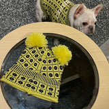 PetHaven.comDog Cat Pet Winter SweaterDog Cat Pet Winter SweaterProduct information:
 
 Color: clothes, hat head circumference (S20CM)(M27CM)
 
 Size: S (hat 2.50kg-5.00kg is elastic),M (hat 5.50kg-15.00kg is elastic),L,XL,XXL
 
0