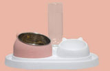 PetHaven.comPet food potPet food potConcept of design


 Overall increase, improved posture of pets that eat


 The prone position of the cat during feeding can cause pressure on the cervical vertebra.0