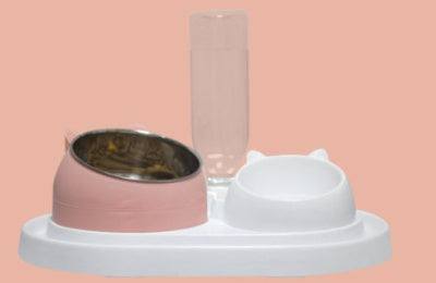 PetHaven.comPet food potPet food potConcept of design


 Overall increase, improved posture of pets that eat


 The prone position of the cat during feeding can cause pressure on the cervical vertebra.0