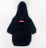 PetHaven.comPet Cotton Dog Clothes Hooded SweaterPet Cotton Dog Clothes Hooded SweaterProduct information:
 


 Material: Cotton
 
 Product category: two-legged clothes
 
 Style: leisure
 
 Color: black, white, gray, pink, red
 
 


 Size Information:clothes