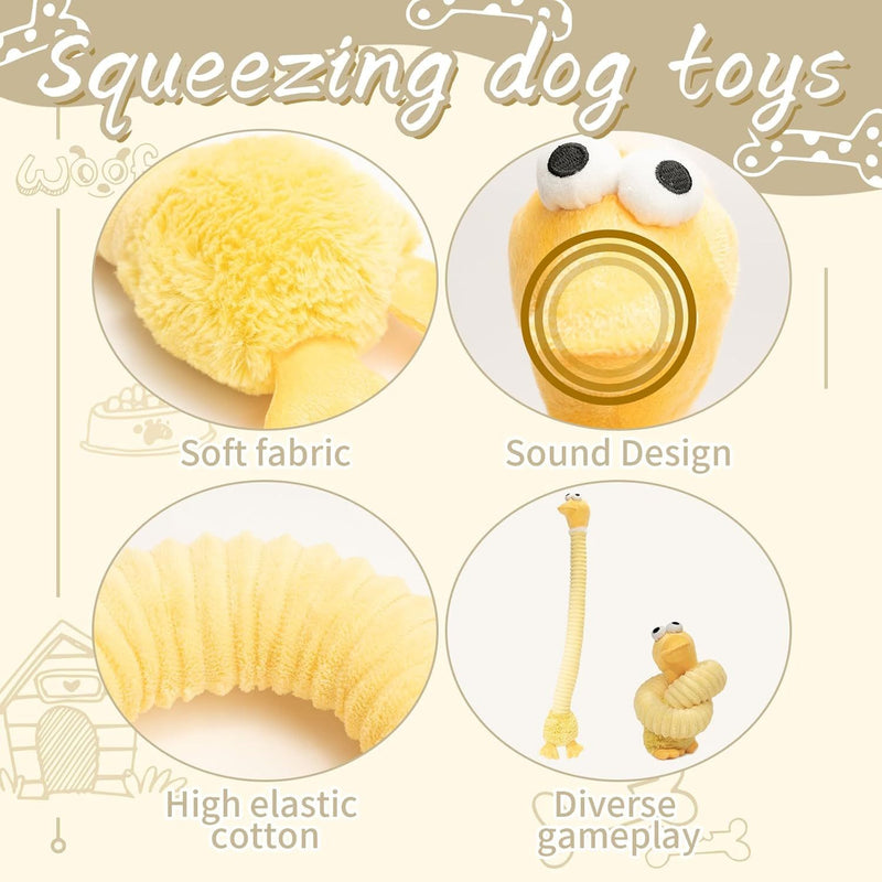 PetHaven.comSqueaky Dog Toys Plush Stuffed Crinkle Pet Chew Toys Stuffing Dog ToysSqueaky Dog Toys Plush Stuffed Crinkle Pet Chew Toys Stuffing Dog ToysSqueaky Dog Toys: Our Plush Stuffed Crinkle Pet Chew Toys are perfect for medium size dogs, puppies and teething dogs. The variety of textures and sounds will keep y4