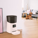 PetHaven.comPet feeder automaticPet feeder automaticmaterial: plastic
 
 Intimate separation design, convenient and quick to disassemble and disassemble, the whole machine only has 4 pieces after disassembly, after di0