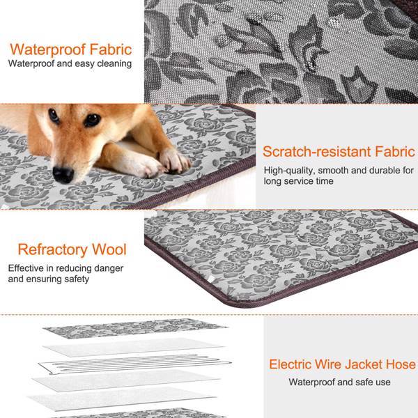 PetHaven.comPet Heating Pad Waterproof Adjustable Warm BlanketPet Heating Pad, Waterproof Adjustable Warm Blanket, With Anti Bite StIn winter, many dogs and cats feel as cold as their owners. Coldness can lead to illness and difficulty in sleeping. In order to keep your dog warm and healthy in wiaccessories