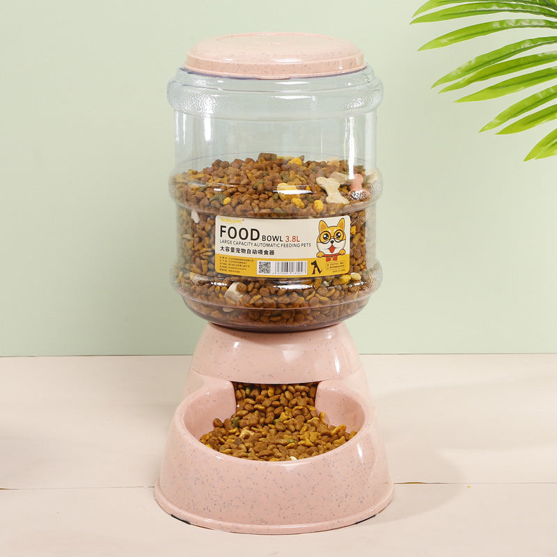 PetHaven.comPet Water Feeder Cat Automatic Pet FeederPet Water Feeder Cat Automatic Pet FeederProduct information:
 
 Color: 3.8 liters feeder, 3.8 liters feeder
 
 Specifications: pink, blue, green, gray
 
 Material: Plastic
 
 Applicable object: Cat
 
 Cate0