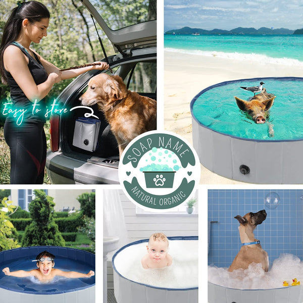 PetHaven.comFoldable Pet Pool Swimming Pool Paddling Pool ThickenedFoldable Pet Pool Swimming Pool Paddling Pool Thickened Non-slip DensiProduct information:
 
 Color: gray/blue
 
 Material: PVC
 
 Specification: 120cm,160cm


Packing list: 

Pet pool*1pc+Zipper bag*1pc


Product Image:0