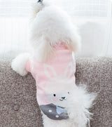 PetHaven.comDog clothesCat,Dog Sweatermaterial: Wool
 
 Product category: Sweater
 
 Applicable gender: universal
 
 Color: yellow cat, green lion, pink rabbit, red puppy, blue panda, yellow lion, gray p0