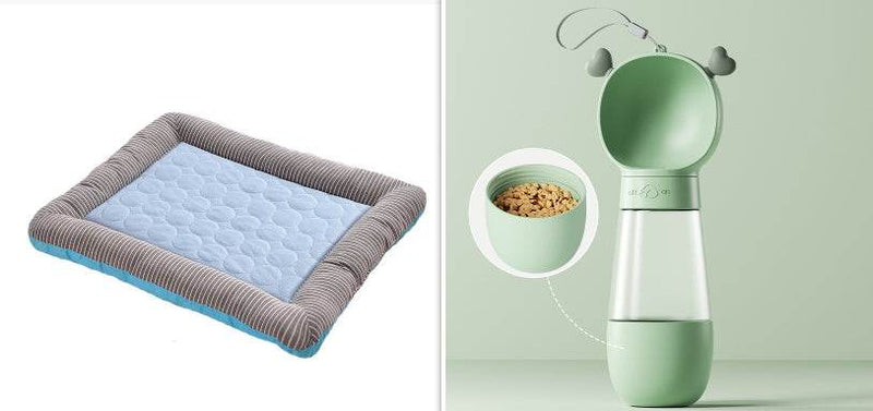 PetHaven.comCool Mat Blanket Ice Silk for PetsCool Mat Blanket Ice Silk for PetsOverview：Keep your furry friends comfortable during hot summer days with the Cool Mat Blanket Ice Silk for Pets. Made with breathable ice silk fabric, this mat ensurDog/Cat house