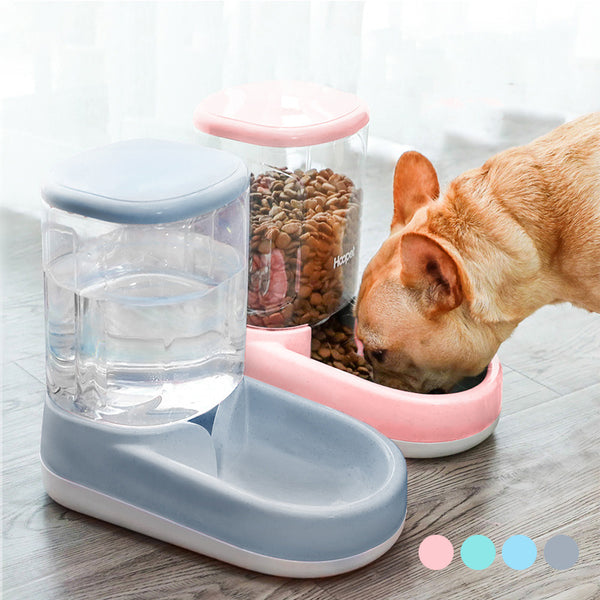 PetHaven.comPet water dispenserPet water dispenserColor: Cherry Blossom Pink / Mint Green / Marble Gray
 
 Use object: universal for dogs and cats
 
 Material: Eco-friendly PP resin material0