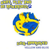 PetHaven.comInteractive Toy Foraging Dog Puzzle Ball - Dog Enrichment Toys Vibrant YellowInteractive Toy Foraging Dog Puzzle Ball - Dog Enrichment Toys Vibrant4