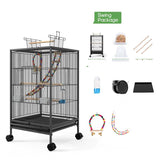 PetHaven.comFeeder Toy Grass Nest Breeding BoxParrot Xuanfeng Bird Cage With Feeder Toy Grass Nest Breeding BoxThe Feeder Toy Grass Nest Breeding Box is the perfect combination of a feeder and a breeding nest for your pets. Designed with durable, eco-friendly materials, this accessories