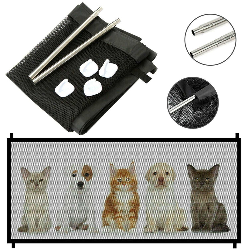 PetHaven.comPets Dog Cat Baby Safety Gate Mesh FencePets Dog Cat Baby Safety Gate Mesh Fence Magic Portable Guard Net StaiThe Pets Dog Cat Baby Safety Gate Mesh Fence is the perfect solution for keeping your furry friends and little ones safe and secure. Designed with durability and conaccessories