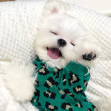 PetHaven.comKnitted Dog Leopard-print Sweater Small Dog Pet Dog Cat ClothesKnitted Dog Leopard-print Sweater Small Dog Pet Dog Cat ClothesProduct information:
 
 Color: green leopard (sleeveless), yellow leopard print (sleeveless)
 
 Size: XS back length 20 (recommended 1-2 jin),S back length 25 (recomclothes