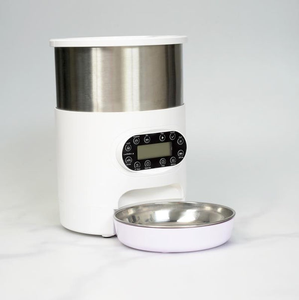 PetHaven.comAutomatic chqiue pet feederAutomatic chqiue pet feederProduct information:
 


 Material: Complete set of automatic feeding utensils
 
 Specifications: 3L Stainless Steel Feeder-Button, 4.5L Stainless Steel Feeder-Butto0