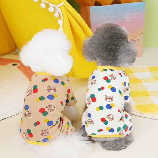 PetHaven.comDog Pet Clothes Colorful Ball BearDog Pet Clothes Colorful Ball BearDog Pet Clothes Colorful Ball Bear is the perfect outfit for your furry friend. Crafted with soft and breathable fabric, this Dog Pet Clothes Colorful Ball Bear desiclothes