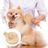 PetHaven.comMassage Points Wooden HandlePet Shampoo Brush With Massage Points Wooden Handle, And Natural BristExperience ultimate relaxation with our Massage Points Wooden Handle tool, designed to provide a therapeutic massage experience. The ergonomic Massage Points Wooden 4