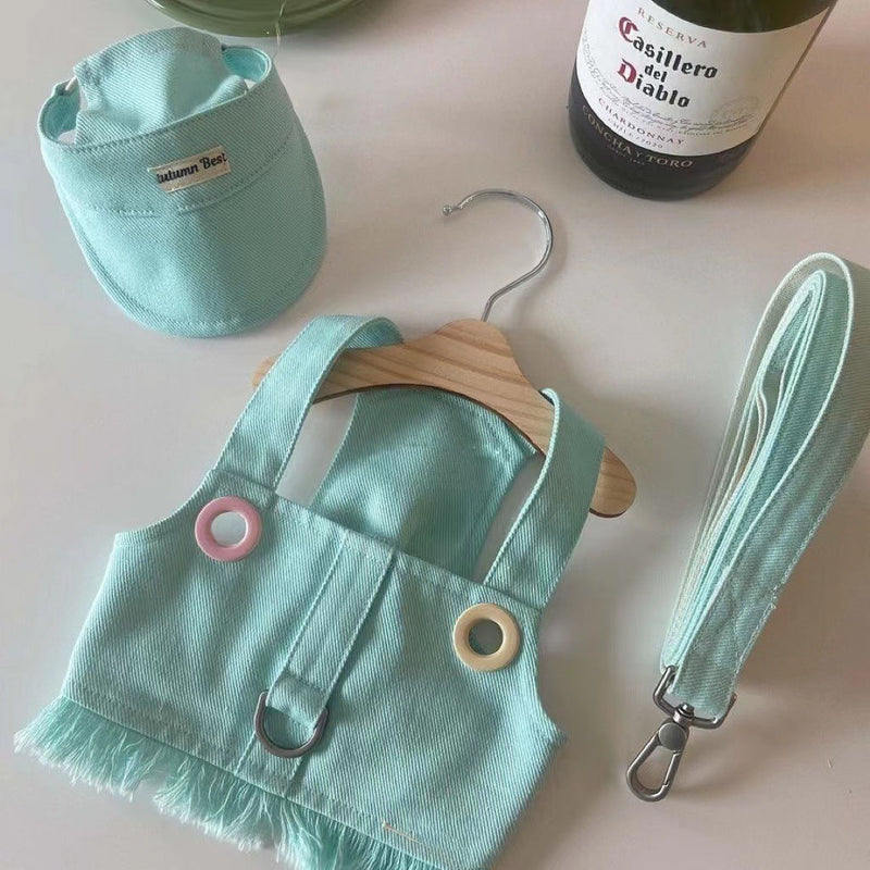 PetHaven.comPet Clothes Candy Color Denim VestPet Clothes Candy Color Denim VestOur Pet Clothes Candy Color Denim Vest is the perfect blend of style and comfort for your furry friend. Made with soft, high-quality denim fabric, this Pet Clothes Cclothes