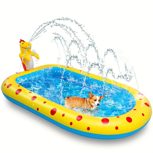 PetHaven.comKids Pet Play Mat Water Play Toy Shark PoolDinosaur Water Spray Pool For Kids Pet Play Mat Water Play Toy Shark Psize 170*105*65cm

 Weight 1.3kg4