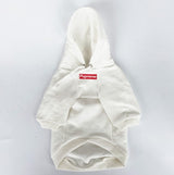 PetHaven.comPet Cotton Dog Clothes Hooded SweaterPet Cotton Dog Clothes Hooded SweaterProduct information:
 


 Material: Cotton
 
 Product category: two-legged clothes
 
 Style: leisure
 
 Color: black, white, gray, pink, red
 
 


 Size Information:clothes