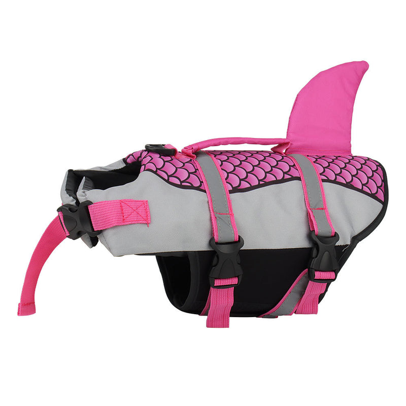 PetHaven.comSwim Pet Dog Life Jacket Vest Clothes Life Vest Collar Harness Pets Swimming Summer Swimwear Scales Shark Pet ProductsSwim Pet Dog Life Jacket Vest Clothes Life Vest Collar Harness Pets SwOverview:

PET LIFEJACKET WITH HIGH BUOYANCY - The life jacket is made of ripstop Oxford cloth. The body of the pet life vest is filled with EPE and the belly is madclothes