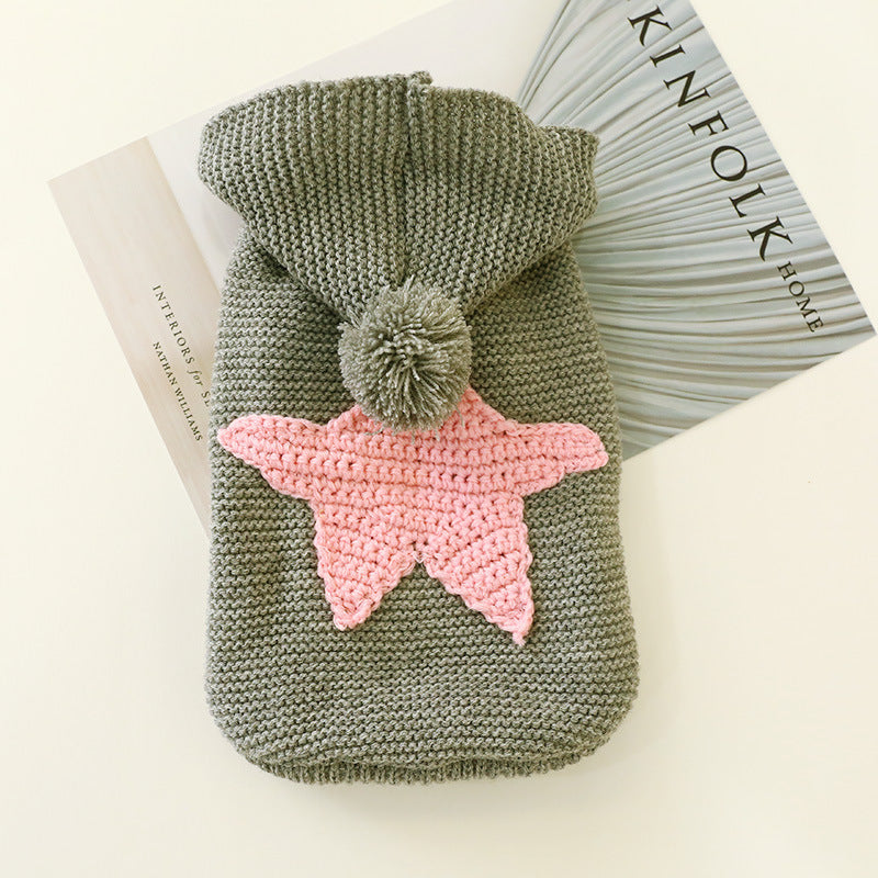 PetHaven.comwinter warm sweaterPet autumn and winter warm sweaterProduct category: pet sweater
 
 Material: Acrylic
 
 Applicable gender: general
 
 The sweater has greater elasticity; the stretchable range is 5-10cm;0