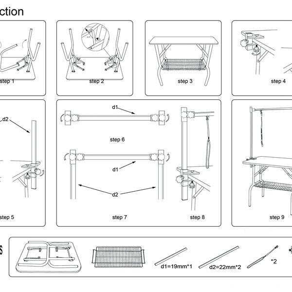 PetHaven.com42 Inch Foldable Dog Pet Grooming Table42 Inch Foldable Dog Pet Grooming Table【Safe &amp; Stable】Made from high-quality materials and featuring a sturdy construction, our pet grooming table ensures your pet's safety and comfort during the groopet handling