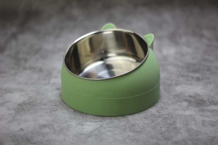 PetHaven.comPet food potPet food potConcept of design


 Overall increase, improved posture of pets that eat


 The prone position of the cat during feeding can cause pressure on the cervical vertebra.0