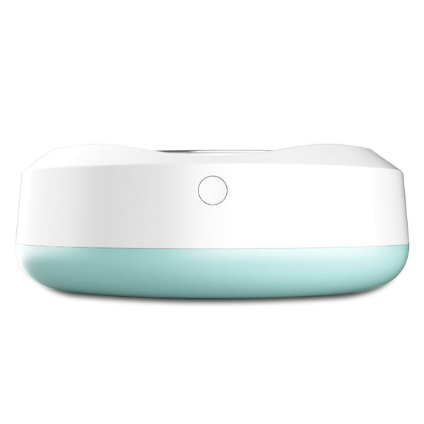 PetHaven.comPet portable automatic feederPet portable automatic feederDimensions: 190x190x65mm
 
 Bowl: 130x130x43mm
 
 Net weight: 0.5kg
 
 Display mode: LCD display
 
 Material: ABS plastic shell + stainless steel bowl
 
 Measuring r0