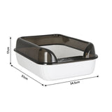 PetHaven.comOpen Large Cat Litter Box High Side Deep Splash-Proof Cat ToiletOpen Large Cat Litter Box High Side Deep Splash-Proof Cat Toilet With Product Description
Open Cat Litter Tray Extra Large High Sided Deep Jumbo Rim Pan Box Loo Toilet UK

 


 Feature:

【Widened Pedal】The widened leak-proof pedal can accessories
