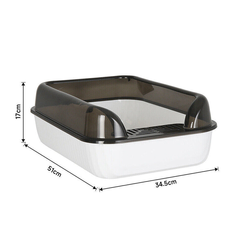 PetHaven.comOpen Large Cat Litter Box High Side Deep Splash-Proof Cat ToiletOpen Large Cat Litter Box High Side Deep Splash-Proof Cat Toilet With Product Description
Open Cat Litter Tray Extra Large High Sided Deep Jumbo Rim Pan Box Loo Toilet UK

 


 Feature:

【Widened Pedal】The widened leak-proof pedal can accessories