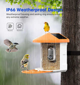 PetHaven.comSmart Feeder Surveillance Wireless CameraSmart Feeder Surveillance Wireless CameraProduct information:
 
 Specification: smart feeder video edition
 
 Applicable occasions for gifts: party
 
 Applicable object: Bird
 
 Category: Intelligent feeder0